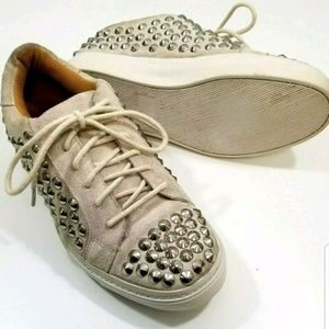 Jeffrey Campbell Havana Last BOLO STUD Suede Sneak